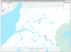 Bristol Bay Borough (County), AK Digital Map Premium Style